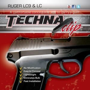 LC9BR.jpg TECHNA CLIP HANDGUN RETENTION - CLIP RUGER LC9/LC380 RIGHT