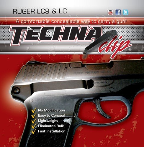 LC9BR.jpg TECHNA CLIP HANDGUN RETENTION - CLIP RUGER LC9/LC380 RIGHT