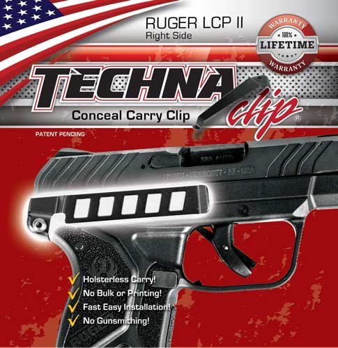 LCPIIBR.jpg TECHNA CLIP HANDGUN RETENTION - CLIP RUGER LCP II RIGHT SIDE