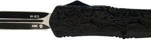 TEMPLAR KNIFE LARGE OTF MAIDEN - BLACK GLOSS 3.5" BLK DAGGER