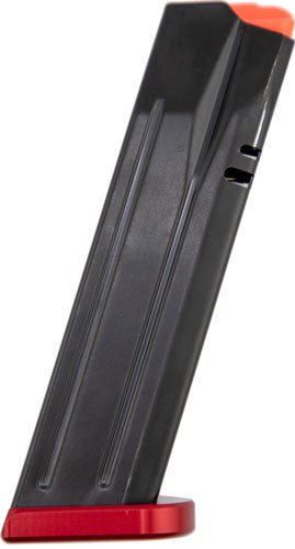 M11452.jpg CZ MAGAZINE P-10F/P09/DWX 9MM - 19RD BLACK RED BASE PLATE