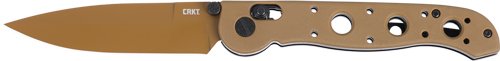M1603XD_1.jpg CRKT M16-02XD 3.5" PLAIN EDGE - SPEAR POINT DESERT TAN