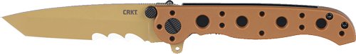 M1610DZ_1.jpg CRKT M16-10DZ 3" HALF SERRATED - TAN/TAN TANTO D2