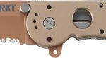 CRKT M16-13D 3.99" TRIPLE PNT - SERRATED TANTO BLADE COPPER