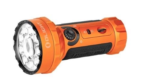 MARAUDERMINIORG.jpg OLIGHT MARAUDER MINI 7000 - LUMEN FLASHLIGHT ORANGE