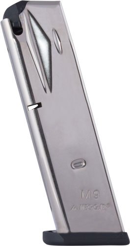 MGPB9215N.jpg MEC-GAR MAGAZINE BERETTA 92FS - 9MM LUGER 15RD NICKEL