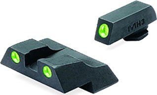 ML10226G.jpg MEPROLIGHT NIGHT SIGHT FIXED - SET GRN/GRN FOR GLOCK 26/27