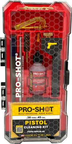 MPK3845_1.jpg PRO SHOT PISTOL CLEANING KIT - .38-.45 CAL