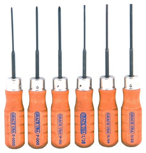 MS6.jpg GRACE USA SCREWDRIVER SET - MICRO SET OF 6