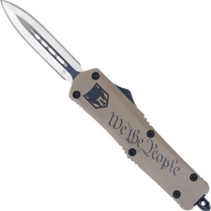MWTPFS3DAGNS_1.jpg COBRATEC MEDIUM FS3 OTF WE THE - PEOPLE 3" DAGGER NON SERRATED