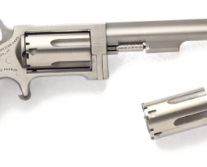 NAASidewinderConversion22m22lr.png NORTH AMERICAN ARMS SIDEWINDER 22M/22LR 4" SS
