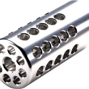 PLCMPSIL.jpg TACSOL COMPENSATOR 1" 22LR - 1/2X28 TPI SILVER