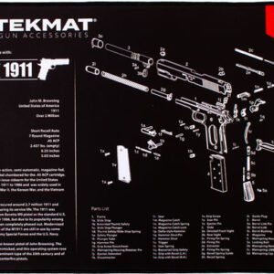 R201911.jpg TEKMAT ARMORERS BENCH MAT - ULTRA 15"X20" 1911 BLACK