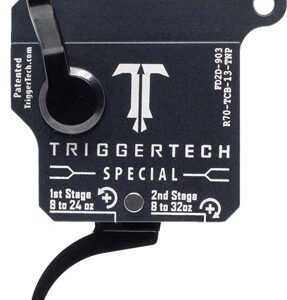 R70TCB13TNP.jpg TRIGGERTECH REM 700 TWO STAGE - BLACK SPECIAL PRO CURVED CLEAN