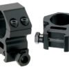 UTG RINGS 1" MEDIUM PROFILE - MATTE BLACK PICATINNY/WEAVER