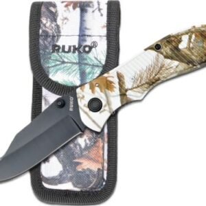 RUK0106GHTNDCS.jpg RUKO FOLDER GUT HOOK 3.5" - TUNDRA HANDLE CLAMSHELL