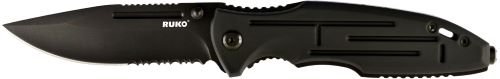 RUK0153CS.jpg RUKO FOLDER SPRING ASSIST - 3.25" ALUMINUM BLACK HANDLE