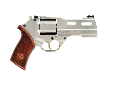 Rhino40Chrome.png CHIAPPA FIREARMS RHINO 40DS 357MAG 4" NICKEL AS