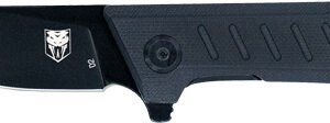 SCTRTDD2BLK.jpg COBRATEC SMALL RIPTIDE FOLDER - 2" BLACK/BLACK D2 BLADE