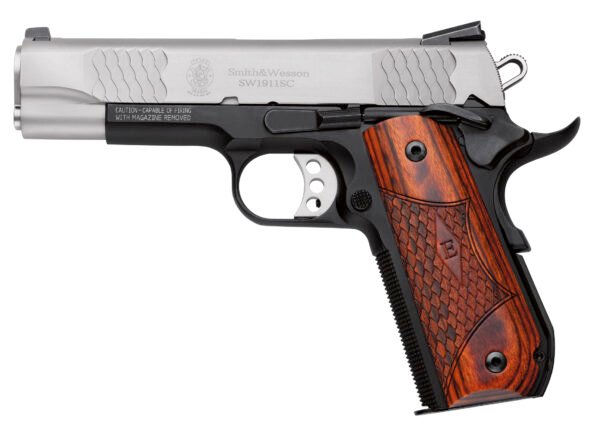 SM108485.jpg SMITH AND WESSON SW1911SC 45A 4.25" SS NS E-SER