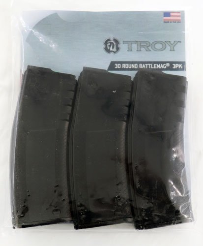 SMAG3PK00BT00_PKG.jpg TROY MAGAZINE AR-15 5.56X45 - 30RD BLACK POLYMER 3-PACK
