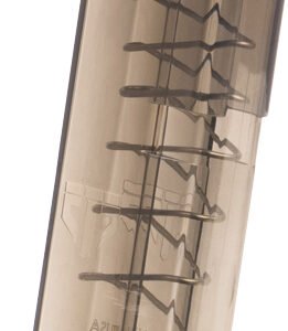SMKGLK43.jpg ETS MAGAZINE FOR GLOCK 9MM 7RD - CARBON SMOKE FITS GLOCK 43