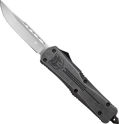 SSWFS3DNS.jpg COBRATEC SMALL FS3 OTF - STONEWASH 3" D2 DROP POINT