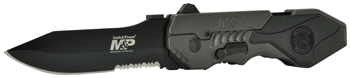 SWMP4LS.png S&W KNIFE M&P 2ND GEN SPRING - ASSIST 3.6" DROP PNT SERRATED