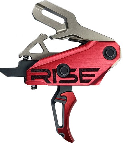 T35BR_1.jpg RISE TRIGGER REV 535 SLIDE AND - SNAP BUILT IN PINS BLACK RED