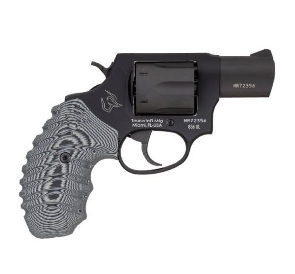 TA856BULBGVZ.jpg TAURUS 856 ULTRA LT 38SP BK/VZ CYC 2"