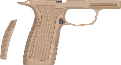 TDP365GRMSNUBFD.jpg TYRANT CNC SIG P365 GRIP - MODULE SNUB SIZE FDE