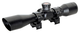 TG8504BT.png TRUGLO TRU-BRITE 4X32MM SCOPE - TACTICAL MIL-DOT W/RINGS BLACK