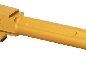 TPG43BXTG.jpg TRUE PRECISION BARREL FOR G43 - THREADED GOLD TIN