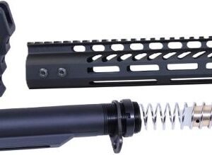 GUNTEC AR15 9" PISTOL BRACE - BUILD KIT & BUFFER TUBE BLACK