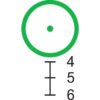 VDU16FFSR2G_RETICLE.jpg EOTECH SCOPE VUDU 1-6X24MM - 30MM FFP SR2 GREEN (MOA) BLK