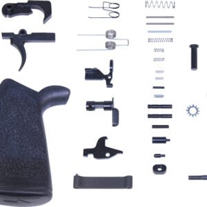 ZLPKGRIP308_1.jpg GUNTEC COMPLETE LOWER PARTS - KIT AR10 W/ ERGONOMIC GRIP