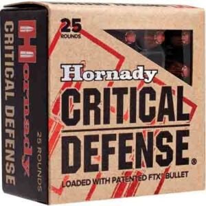 ahdy91000_1.jpg HORNADY CRITICAL DEFENSE 9MM - MAKAROV 95GR FTX 25RD 10BX/CS