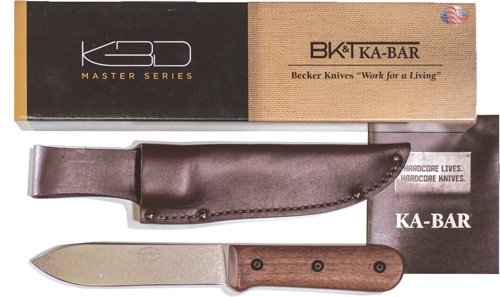 bk62_pkg.jpg KA-BAR BECKER KEPHART KNIFE - 5.12" BLD WLNT HNDLE LTHR SHTH