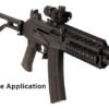 ds3039w_rifle.jpg UTG RED DOT 4.0 MOA DOT 30MM - WITH INTEGRAL QD MOUNT