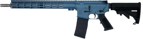 g223bl_left.jpg GLFA AR15 RIFLE 223 WYLDE - 16" S/S BBL BLUE TITANIUM