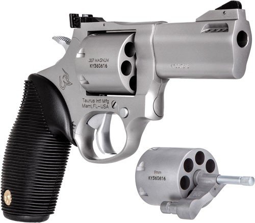 TAURUS 692 38/357/9MM 3." ADJ. - 7-SHOT PORTED SS RIBBER