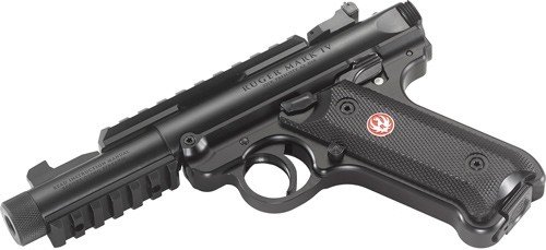 g40150_onside.jpg RUGER MARK IV TACTICAL 22LR - 4.40" ADJ. THREADED BBL SYN.