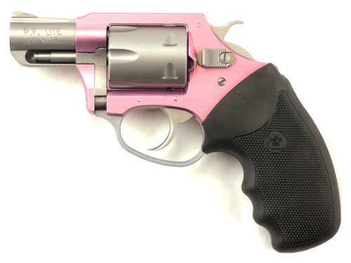 g52330.jpg CHARTER ARMS PINK LADY 22WMR - 2" PINK/SS RUBBER