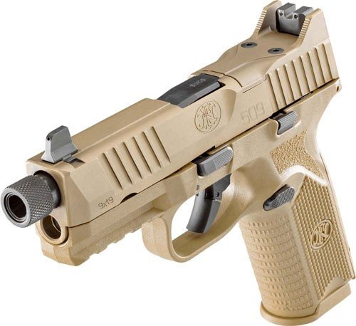 g66100373_angle.jpg FN 509 TACTICAL 9MM LUGER - 1-17RD 1-24RD NS FDE/FDE