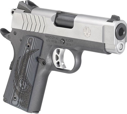 g6758_angled.jpg RUGER SR1911 9MM FS 8-SHOT - LIGHTWEIGHT OFFICER 2-TONE