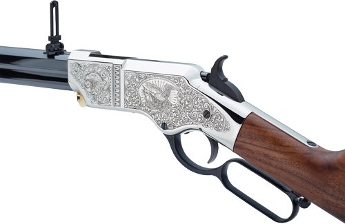 gh011sd_recvr_left_1.jpg HENRY H11 ORIGINAL HENRY SILVR - DELUXE 44-40WCF ENGRAVED