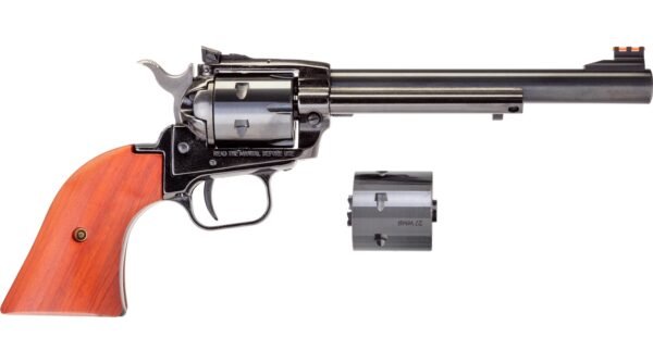 herr22mb6ase8f6.jpg HERITAGE MANUFACTURING 22LR/22M BLUE 6.5" AS