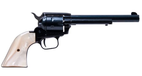 herr22mb6prl.jpg HERITAGE MANUFACTURING 22LR/22M BLUE 6.5" FS PEARL