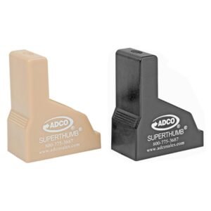https3A2F2Fmedia.chattanoogashooting.com2Fimages2Fproduct2FACST1PR2FACST1PR.jpg Adco Super Thumb Mag Loader/unloader 2/ct Black and Tan