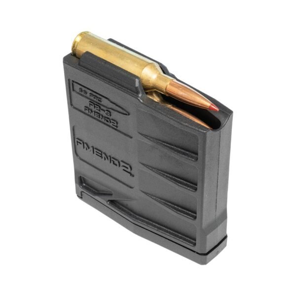 https3A2F2Fmedia.chattanoogashooting.com2Fimages2Fproduct2FADSAAICS65BLK32FADSAAICS65BLK3-1.jpg Amend2 Short-Action Magnum AICS Rifle Magazine 6.5 PRC 3/rd